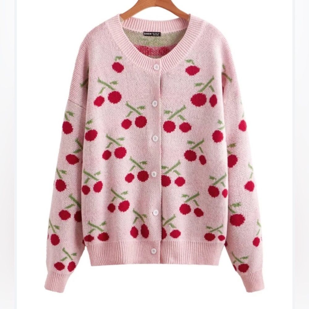 🍒 The Viral Pink Cherry Sweater! SOLD OUT EVERYWHERE! 🍒